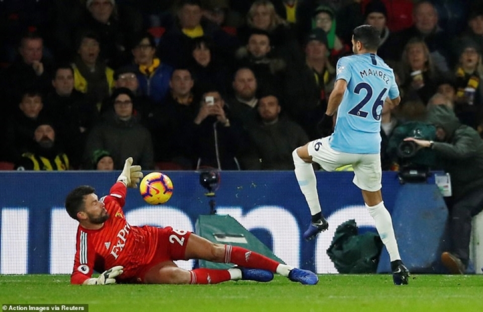 watford 1 2 man city cuoc dao choi cua thay tro hlv pep guardiola