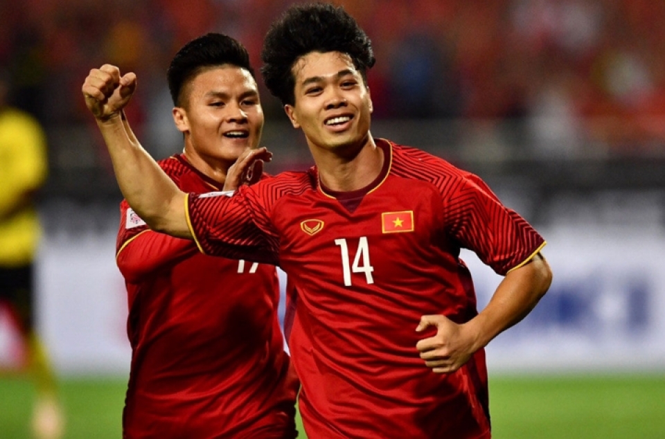 dt viet nam nhuom do doi hinh xuat sac nhat aff cup 2018