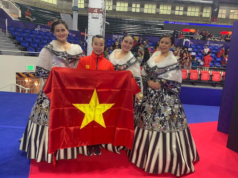 sea games 30 thuy vi gianh hcv aerobic don nu