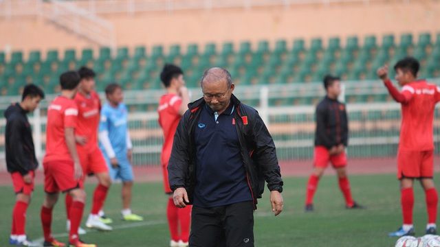 hlv park hang seo tam tu trong ngay u23 viet nam tap trung cho giai u23 chau a