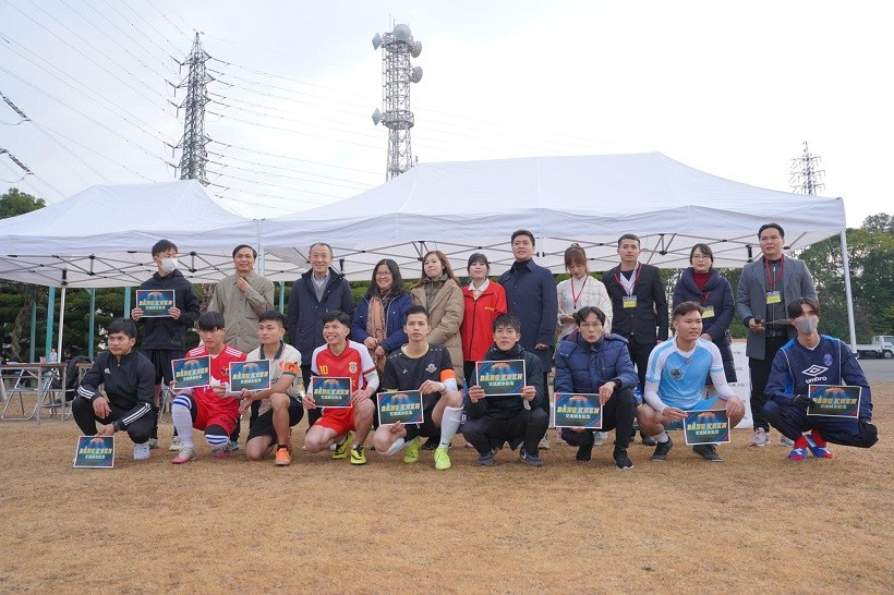 Tổ chức thành công Giải bóng đá hữu nghị Buzen Open 2021 ủng hộ Quỹ Vaccine phòng, chống Covid-19