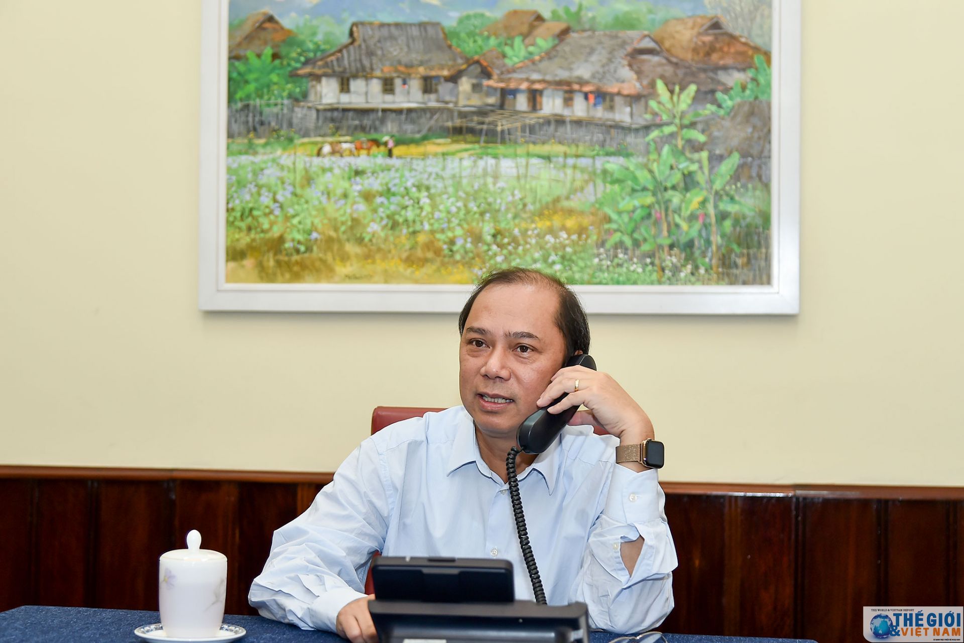 Vụ 39 nạn nhân tại Anh: Thứ trưởng Ngoại giao Nguyễn Quốc Dũng điện đàm với Quốc vụ khanh Anh vu 39 nan nhan tai anh thu truong ngoai giao nguyen quoc dung dien dam voi quoc vu khanh anh