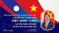 Tình hữu nghị vĩ đại, đoàn kết đặc biệt và hợp tác toàn diện Việt Nam-Lào là tài sản vô giá của hai dân tộc