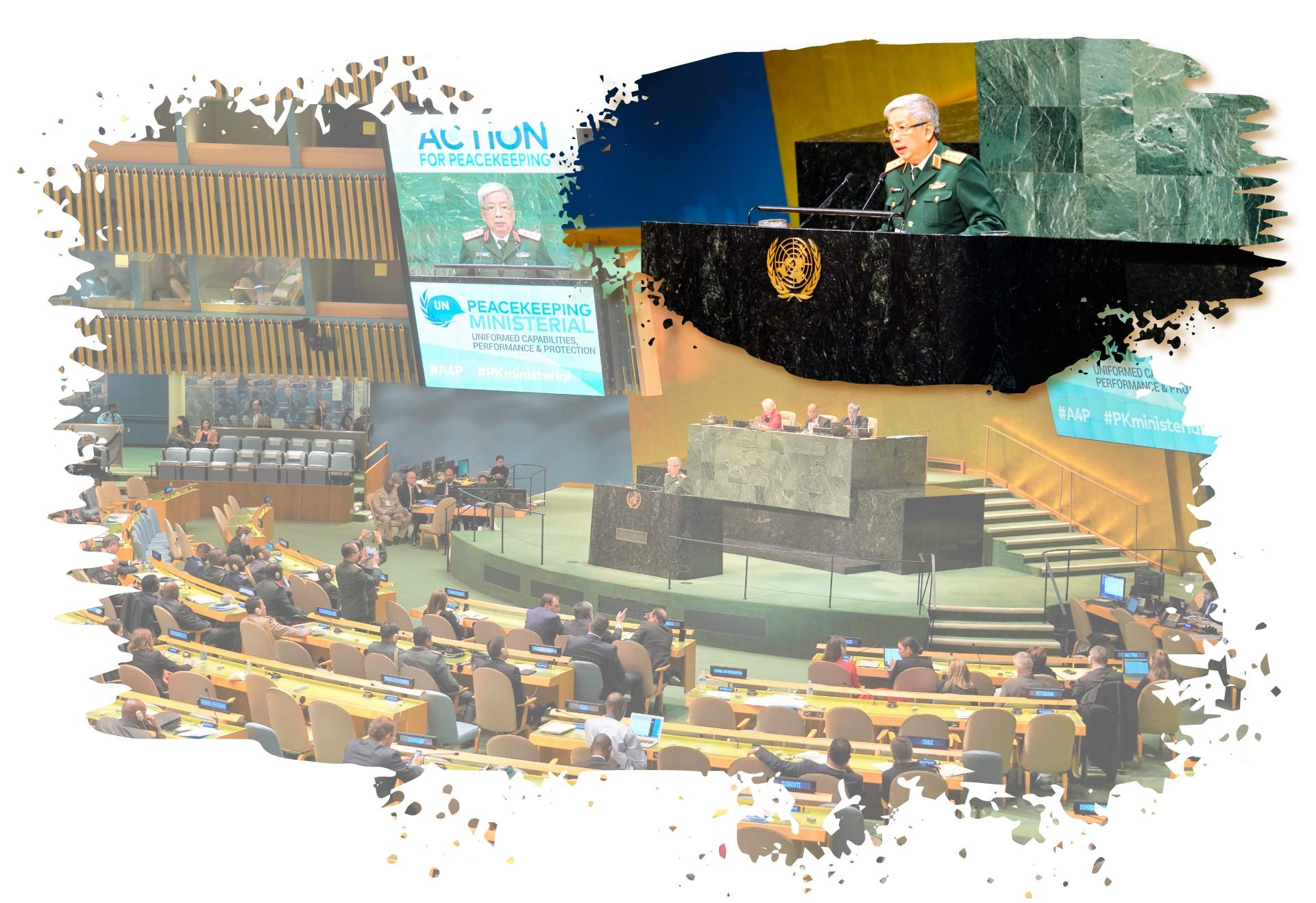 Thượng tướng Nguyễn Chí Vịnh: Gìn giữ hòa bình thế giới cũng là bảo vệ Tổ quốc