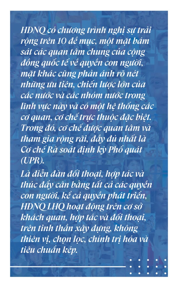 Việt Nam mong muốn tiếp nối sứ mệnh tại Hội đồng Nhân quyền Liên hợp quốc