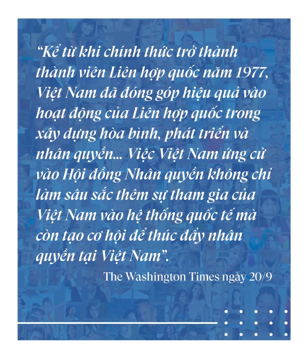 Việt Nam mong muốn tiếp nối sứ mệnh tại Hội đồng Nhân quyền Liên hợp quốc