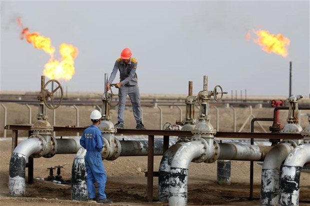 Một cơ sở lọc dầu tại Nasiriyah (Iraq). Ảnh: AFP