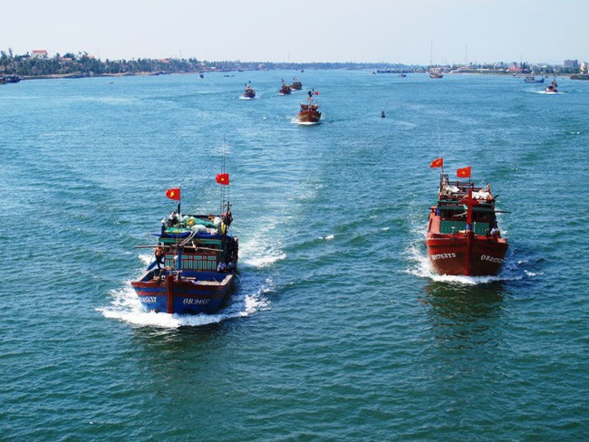 Ảnh minh họa: Hội Nghề cá Việt Nam phản đối Trung Quốc cấm đánh bắt cá trên Biển Đông. (Ảnh: VGP)