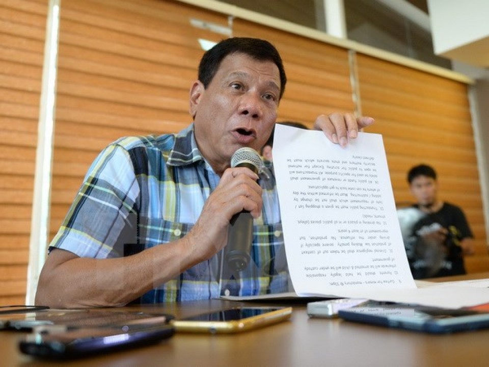 ong rodrigo duterte philippines se khong phu thuoc vao my