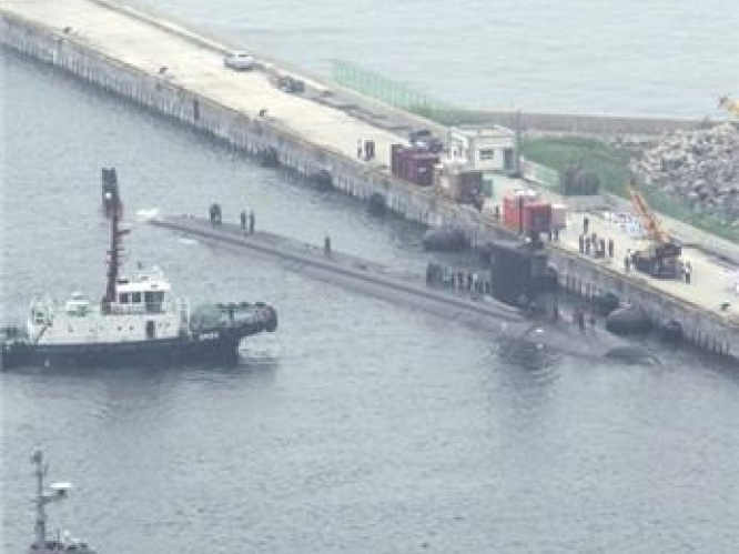 Tàu ngầm hạt nhân mới của Mỹ cập cảng Hàn Quốc