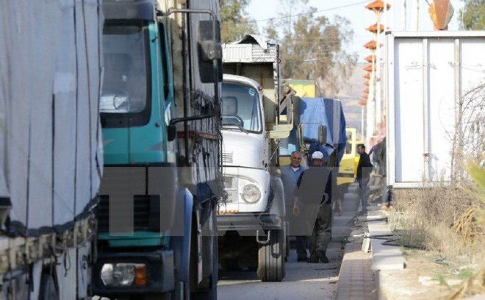 50 xe chở hàng cứu trợ từ Thổ Nhĩ Kỳ đã đến Gaza 50 xe cho hang cuu tro tu tho nhi ky da den gaza