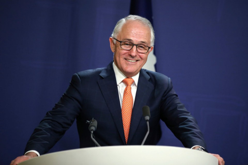 bau cu australia thu tuong turnbull tuyen bo gianh chien thang