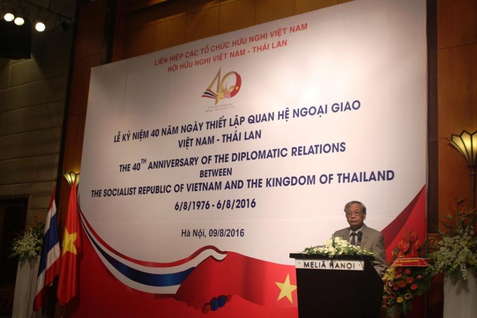 le ky niem 40 nam thiet lap quan he ngoai giao viet nam thai lan