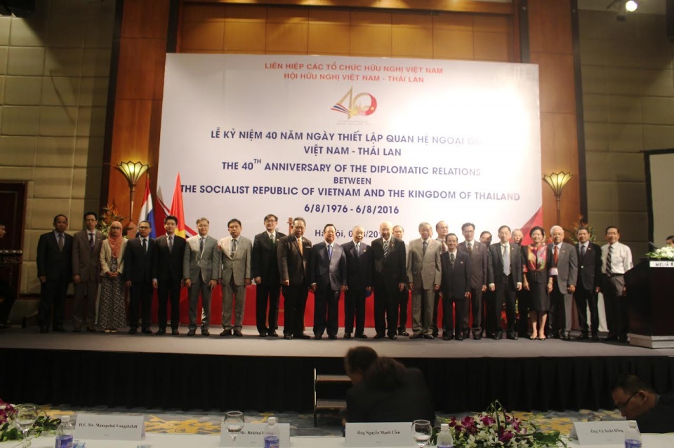 le ky niem 40 nam thiet lap quan he ngoai giao viet nam thai lan
