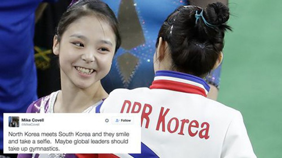 Quan hệ liên Triều "ấm lên" tại Olympic quan he lien trieu am len tai olympic