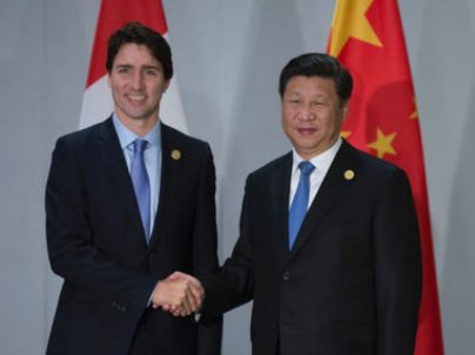 canada mong muon thuc day quan he voi trung quoc