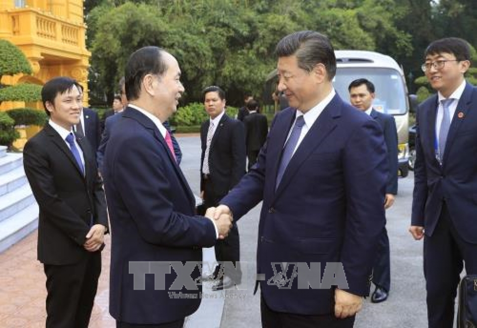 nhung dau an ngoai giao cua chu tich nuoc tran dai quang