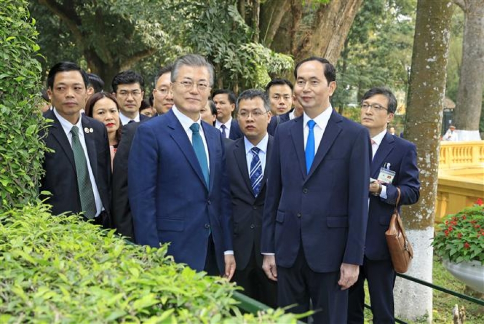 nhung dau an ngoai giao cua chu tich nuoc tran dai quang