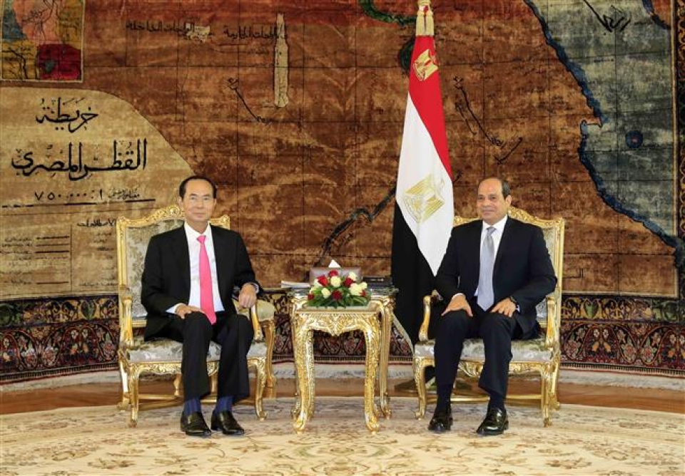 nhung dau an ngoai giao cua chu tich nuoc tran dai quang