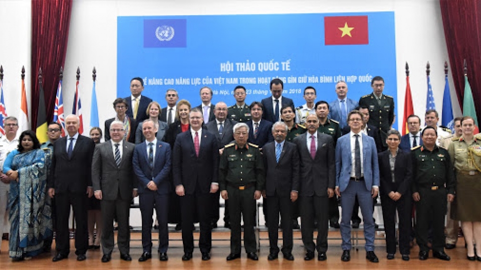 Hội nghị quốc tế đầu tiên về hoạt động gìn giữ hòa bình của Việt Nam hoi nghi quoc te dau tien ve hoat dong gin giu hoa binh cua viet nam