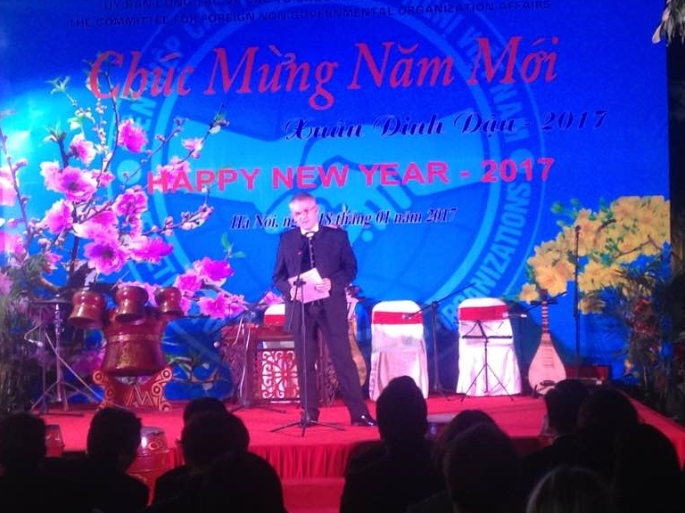 Gặp mặt bạn bè quốc tế nhân dịp Xuân Đinh Dậu