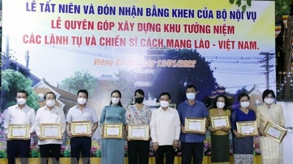 Người Việt được Bộ Nội vụ Lào tuyên dương vì hoạt động thiện nguyện