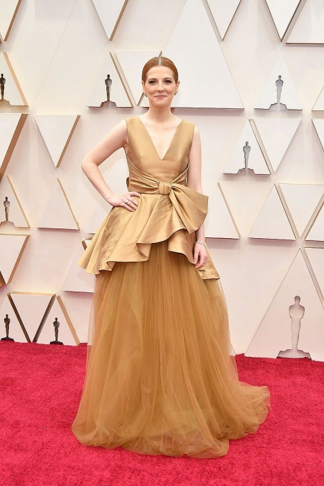 dan sao nu voi muon sac mau trang phuc tai oscar 2020