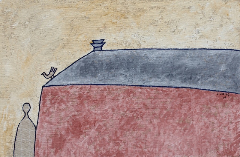 'Về Bến lạ’ với phong cách tối giản của họa sĩ Lê Thiết Cương