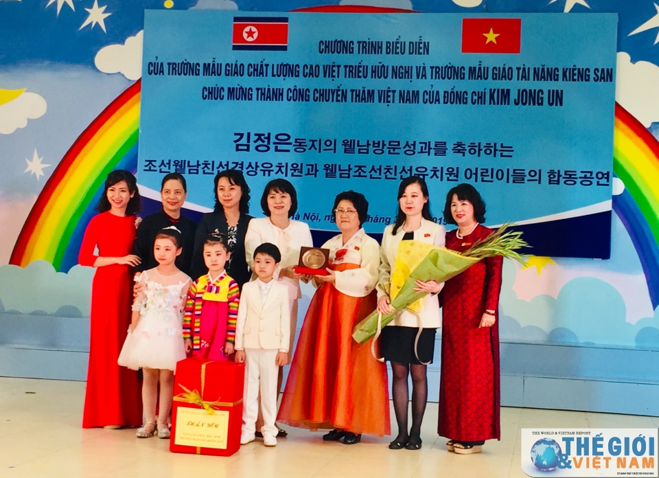 xuc dong thieu nhi trieu tien hat ai yeu bac ho chi minh