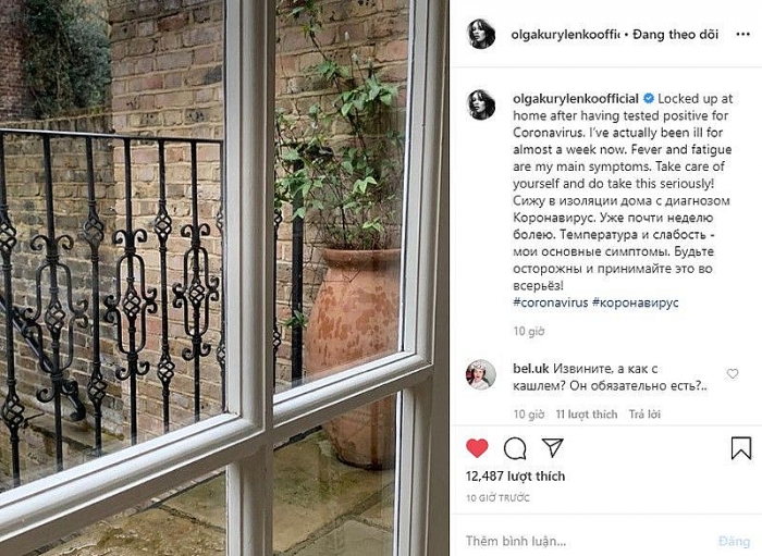 bon girl olga kurylenko la nan nhan tiep theo cua dich covid 19