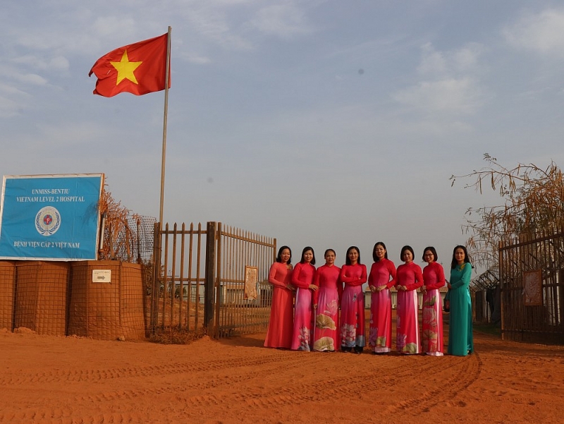 Những bông hoa của Bệnh viện dã chiến Việt Nam tại Nam Sudan
