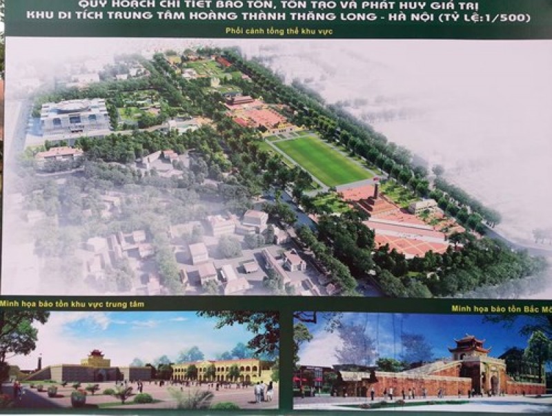 cong bo quy hoach bao ton trung tam hoang thanh thang long