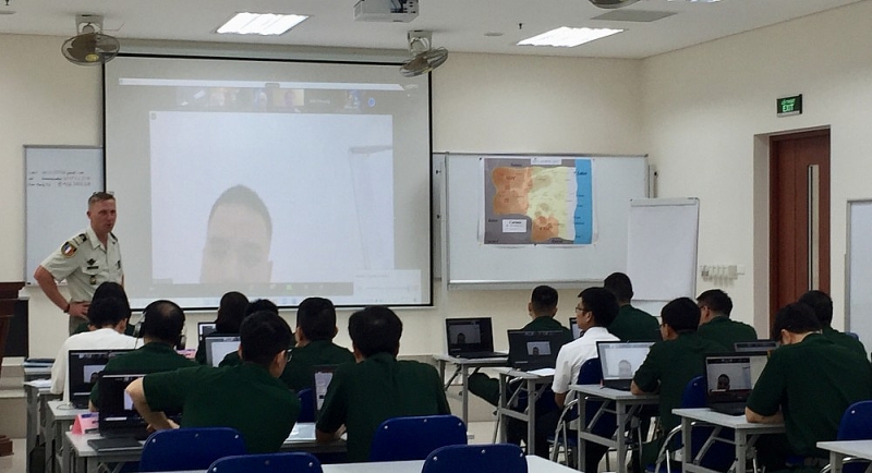 Khai mạc Khóa huấn luyện Sĩ quan tham mưu Liên hợp quốc tại Việt Nam Khai mạc Khóa huấn luyện sĩ quan tham mưu Liên hợp quốc tại Việt Nam