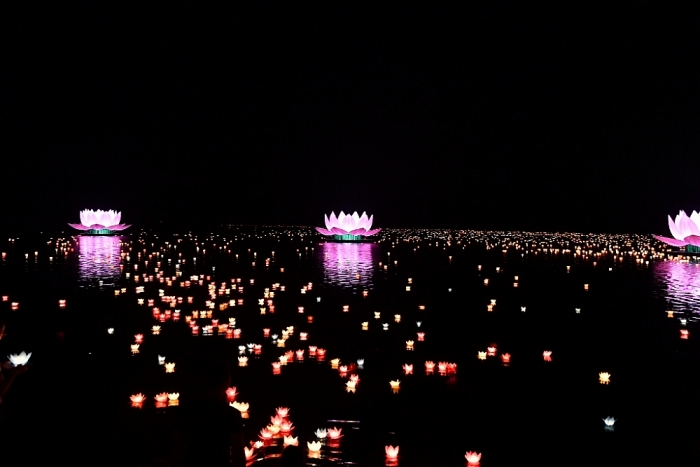 tam chuc ruc ro trong dem hoi hoa dang mung dai le vesak 2019