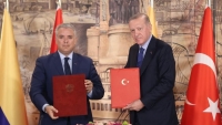 Thổ Nhĩ Kỳ-Colombia nâng cấp quan hệ lên tầm đối tác chiến lược