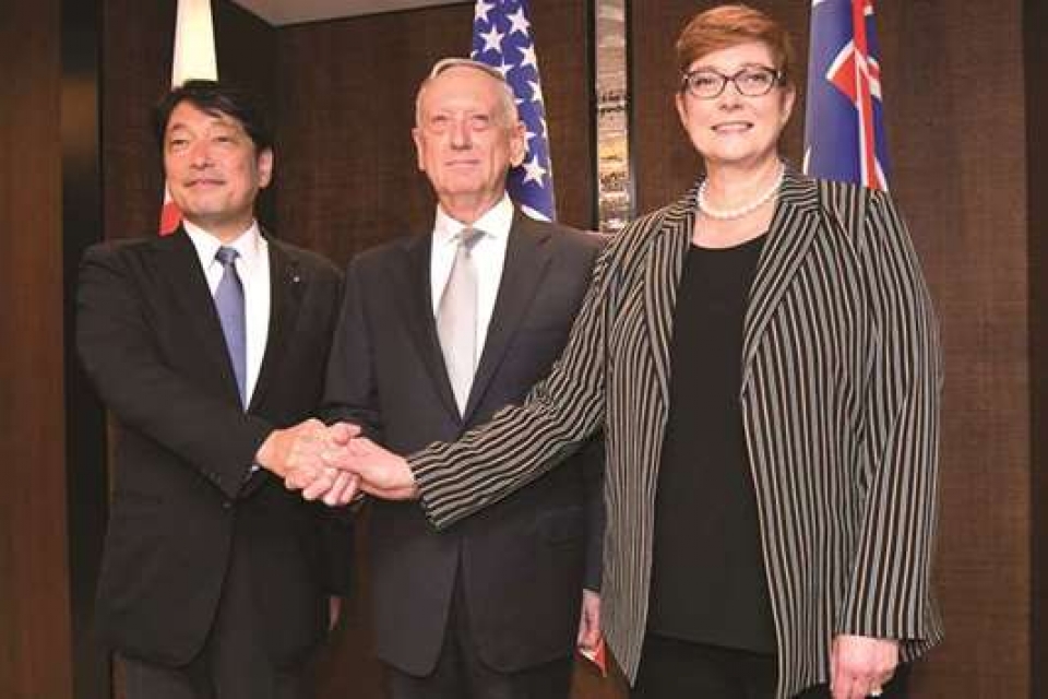 Shangri-La 2018: Nhật Bản tránh dùng từ "sức ép" đối với Triều Tiên shangri la 2018 nhat ban tranh dung tu suc ep doi voi trieu tien