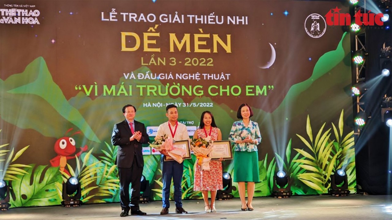 Giải thưởng Dế Mèn 2022: Vinh danh giá trị nghệ thuật dành cho thiếu nhi