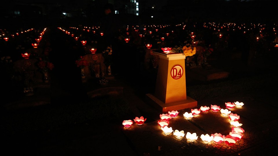 thap nen tri an cac anh hung liet si tai ha noi