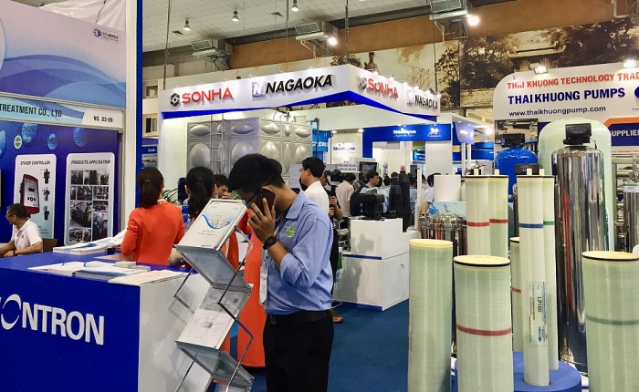 30 quốc gia và vung lãnh thổ tham dự triển lãm về ngành nước tại Hà Nội 30 quoc gia va vung lanh tho tham du trien lam ve nganh nuoc tai ha noi