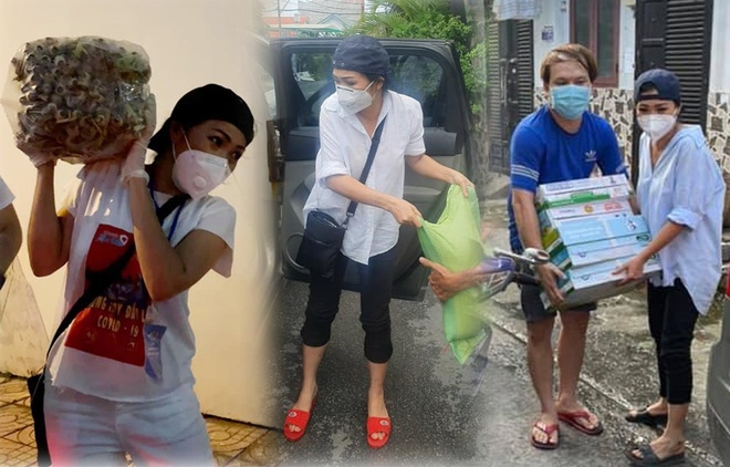 Hình ảnh đời thường đầy xúc động của các nghệ sĩ Việt ở tâm dịch TP. Hồ Chí Minh