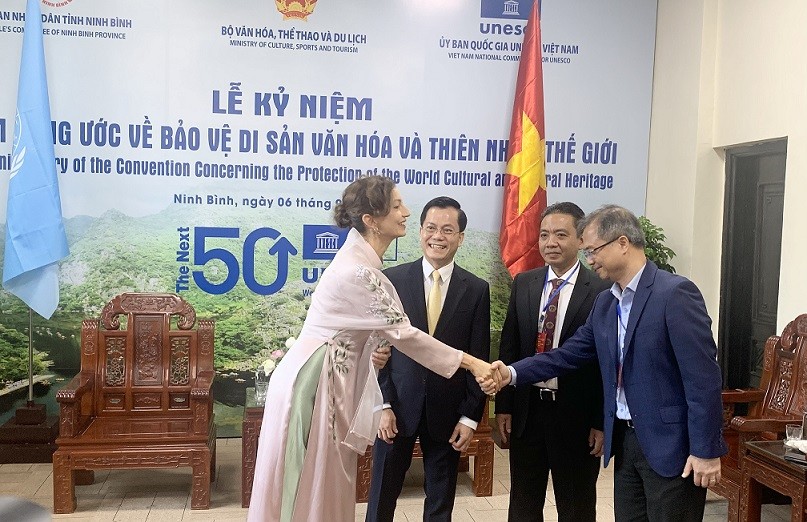 Chủ tịch Ủy ban Quốc gia UNESCO Việt Nam, Thứ trưởng Ngoại giao Hà Kim Ngọc trao đổi làm việc với Tổng Giám đốc UNESCO Audrey Azoulay Chủ tịch Ủy ban Quốc gia UNESCO Việt Nam, Thứ trưởng Ngoại giao Hà Kim Ngọc trao đổi làm việc với Tổng Giám đốc UNESCO Audrey Azoulay