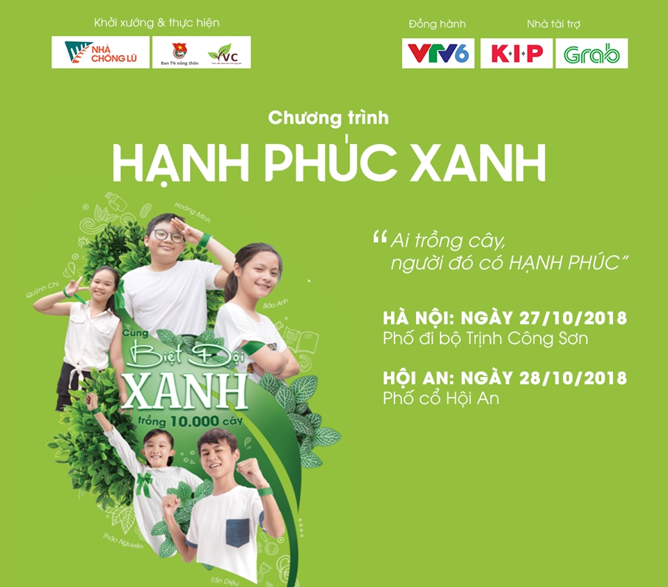 Ngày hội trồng cây Hạnh Phúc Xanh ngay hoi trong cay hanh phuc xanh