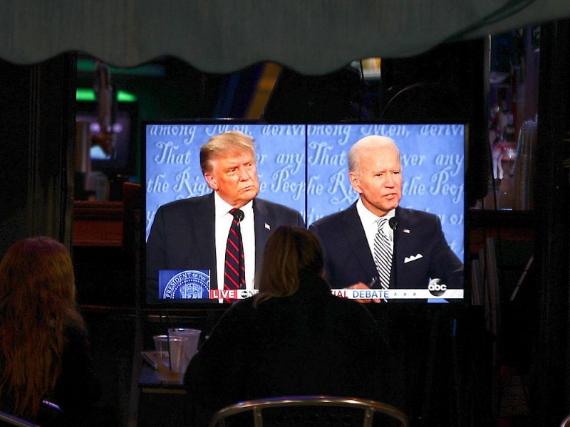 bau cu my 2020 ung cu vien joe biden vuot qua tong thong trump ve ty le ung ho tai michigan va pennsylvan