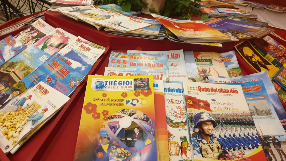Hội Nhà báo Việt Nam tổ chức trưng bày các ấn phẩm báo chí tiêu biểu và triển lãm ảnh báo chí
