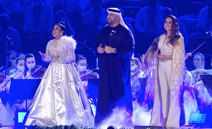 Bữa tiệc về hình ảnh tại Lễ khai mạc Triển lãm Thế giới World EXPO 2020