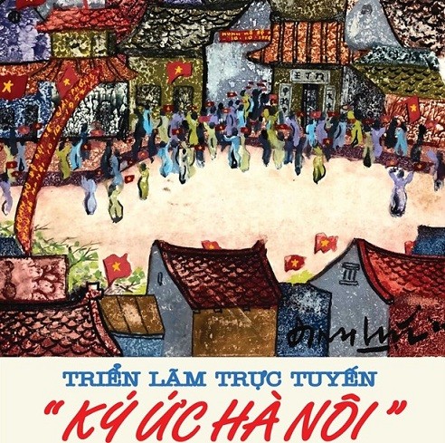 Sống lại 'Ký ức Hà Nội' qua triển lãm hội họa trực tuyến