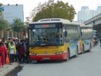 ha noi chinh thuc khai truong tuyen buyt nhanh brt dau tien