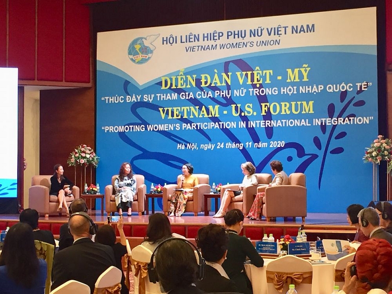 Thúc đẩy sự tham gia của phụ nữ trong hội nhập quốc tế