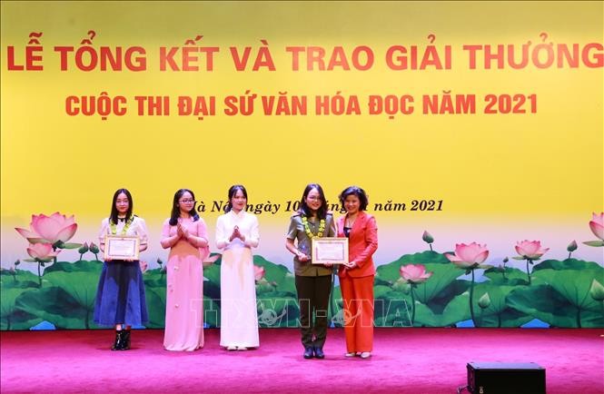 Vinh danh giải thưởng Đại sứ Văn hóa đọc năm 2021