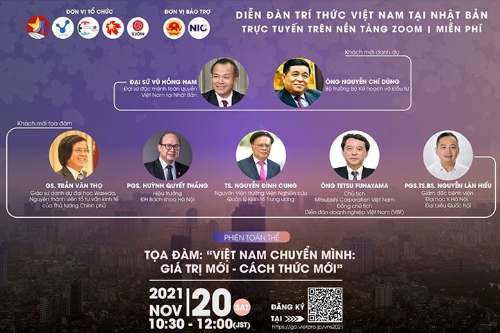 Thứ trưởng Phạm Quang Hiệu gửi thư chúc mừng Diễn đàn Trí thức Việt Nam tại Nhật Bản lần thứ hai